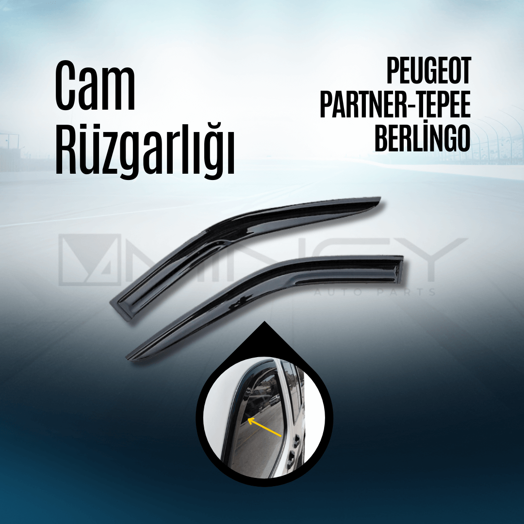 Cam Rüzgarlığı 2 Peugeot Partner Tepee Berlingo